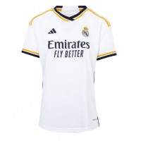 Real Madrid David Alaba #4 Hemmatröja Kvinnor 2023-24 Korta ärmar